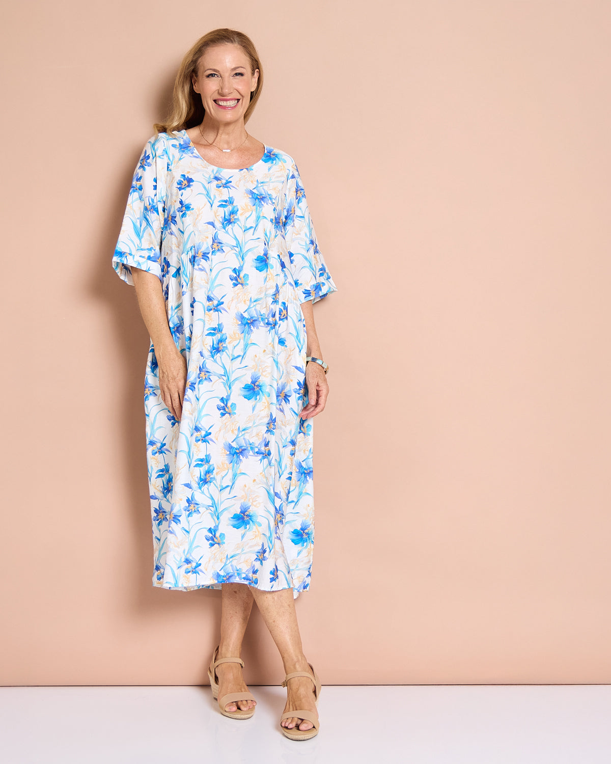 Giselle Dress - Blue Iris