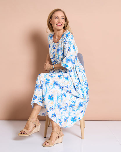 Giselle Dress - Blue Iris