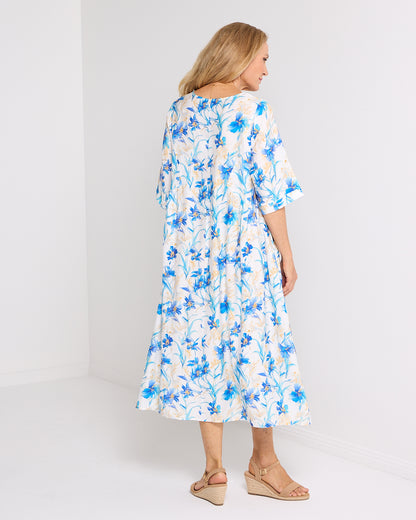 Giselle Dress - Blue Iris