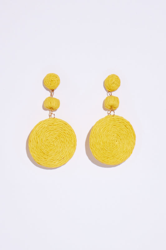 Jordy Earrings - Yellow