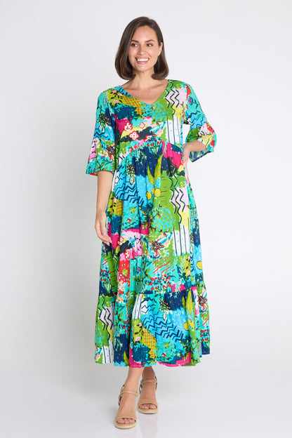 Elafonissi Dress - Artist Print