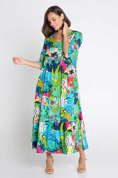 Elafonissi Dress - Artist Print