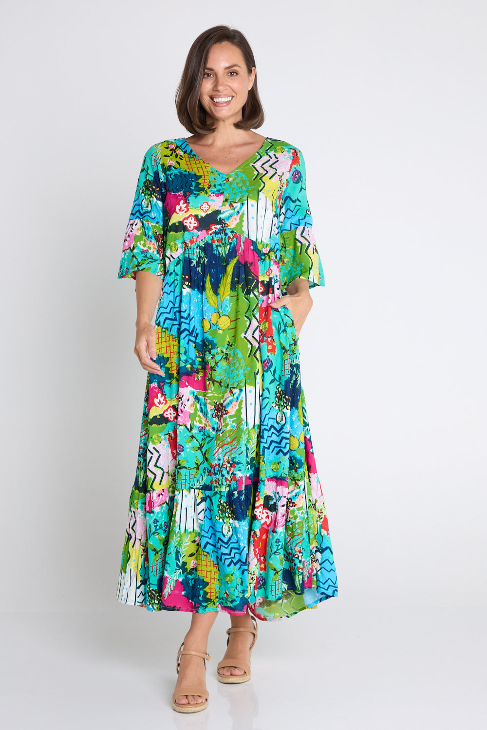 Elafonissi Dress - Artist Print