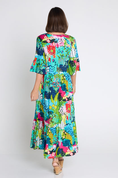 Elafonissi Dress - Artist Print