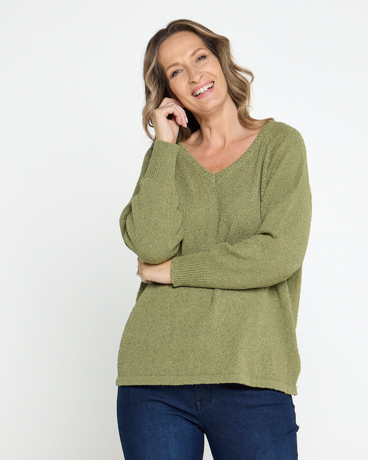 Eliana Jumper - Moss