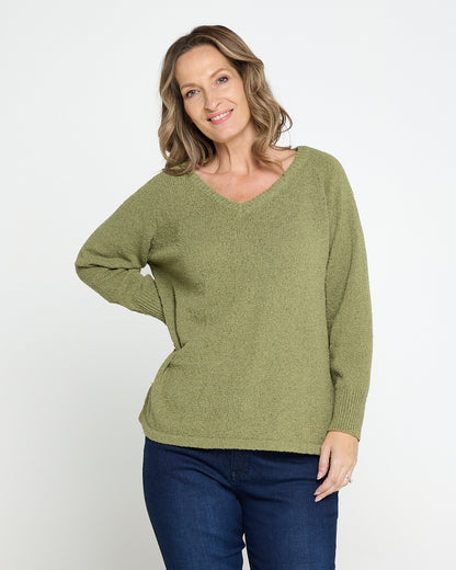 Eliana Jumper - Moss