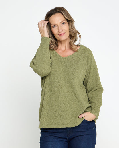 Eliana Jumper - Moss