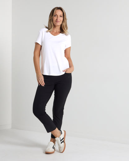Ella Essential Stretch Pants - Black
