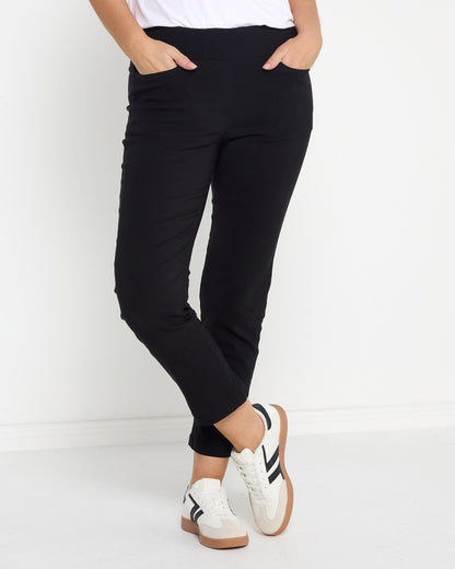 Ella Essential Stretch Pants - Black
