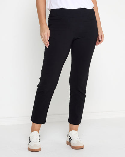 Ella Essential Stretch Pants - Black