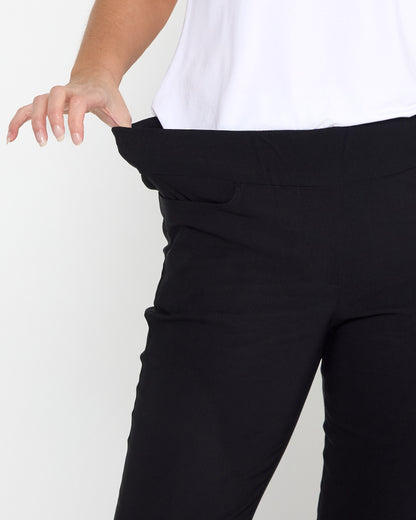 Ella Essential Stretch Pants - Black