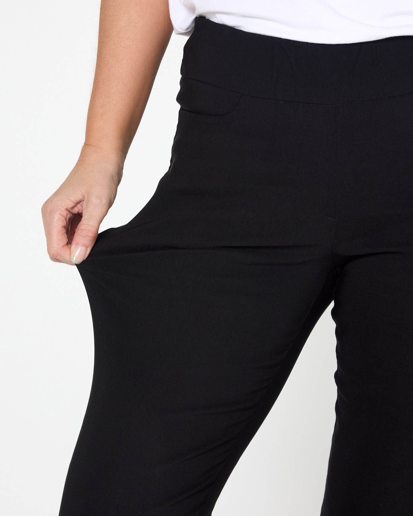 Ella Essential Stretch Pants - Black