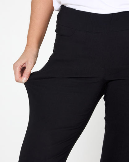 Ella Essential Stretch Pants - Black