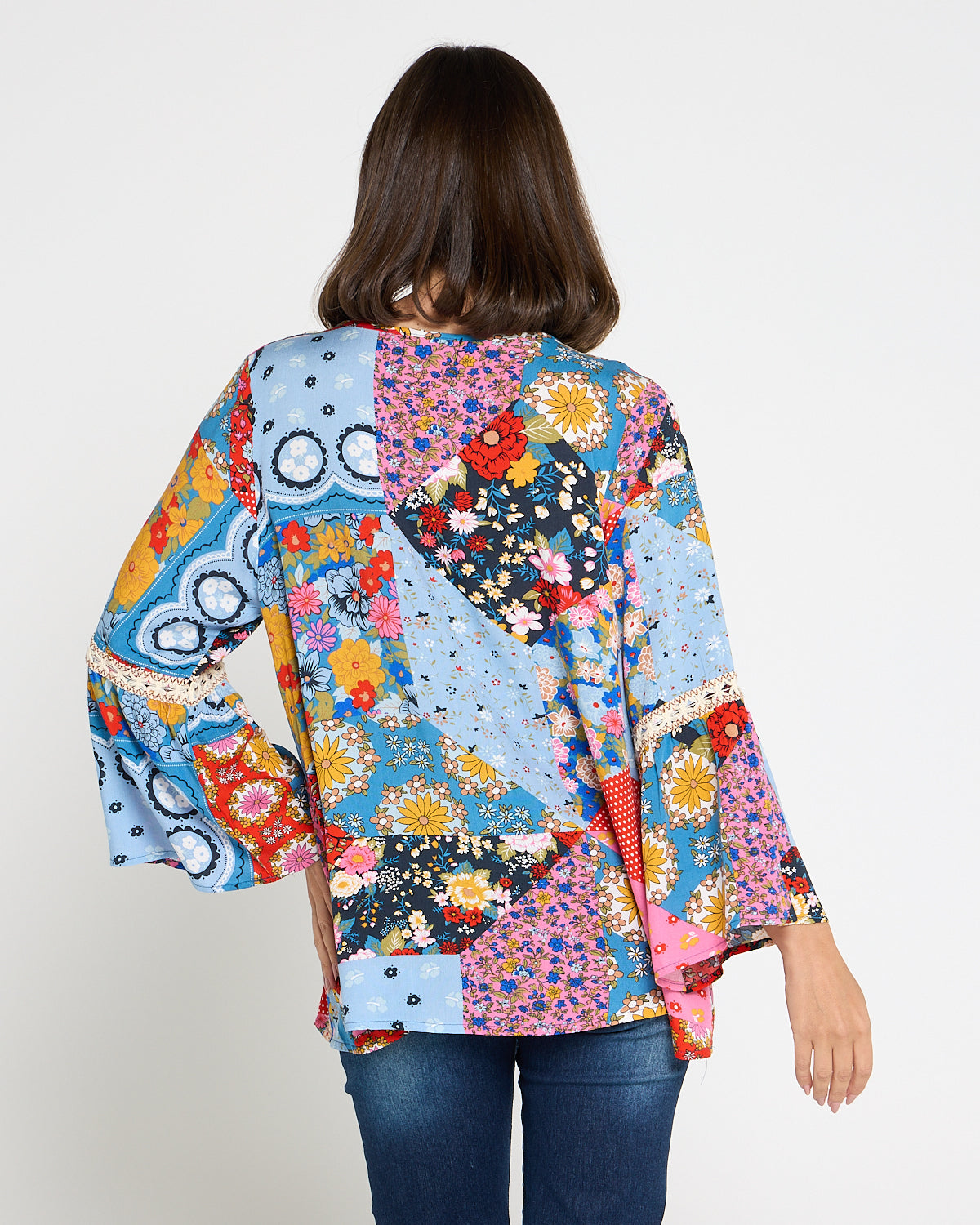 Elodie Boho Top - Patchwork