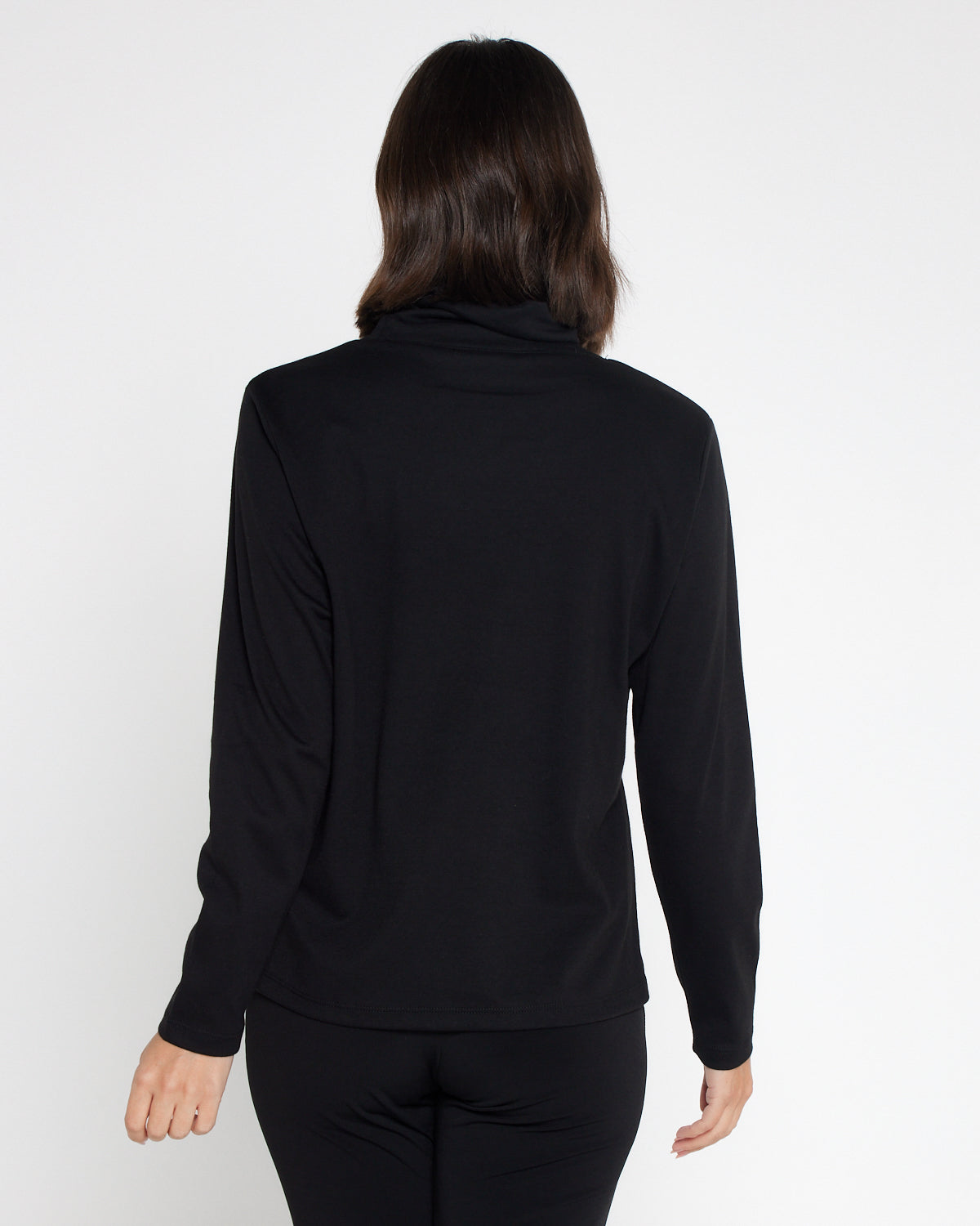 Elsa Turtle Neck Skivvy - Black