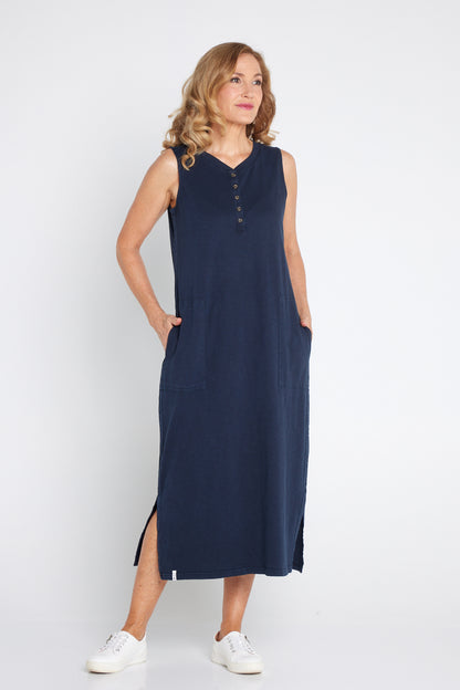 Elysian Dress - Navy