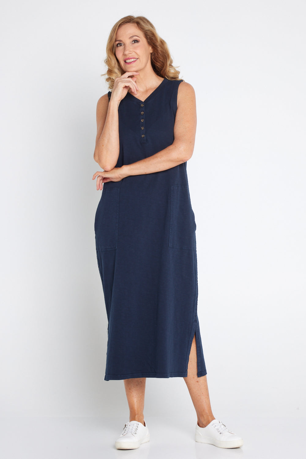 Elysian Dress - Navy