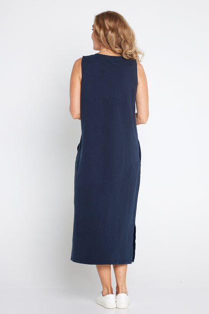 Elysian Dress - Navy