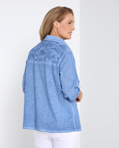 Azul Shirt - Washed Blue