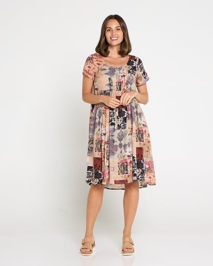 Emery Cotton Dress - Wildflower Fields