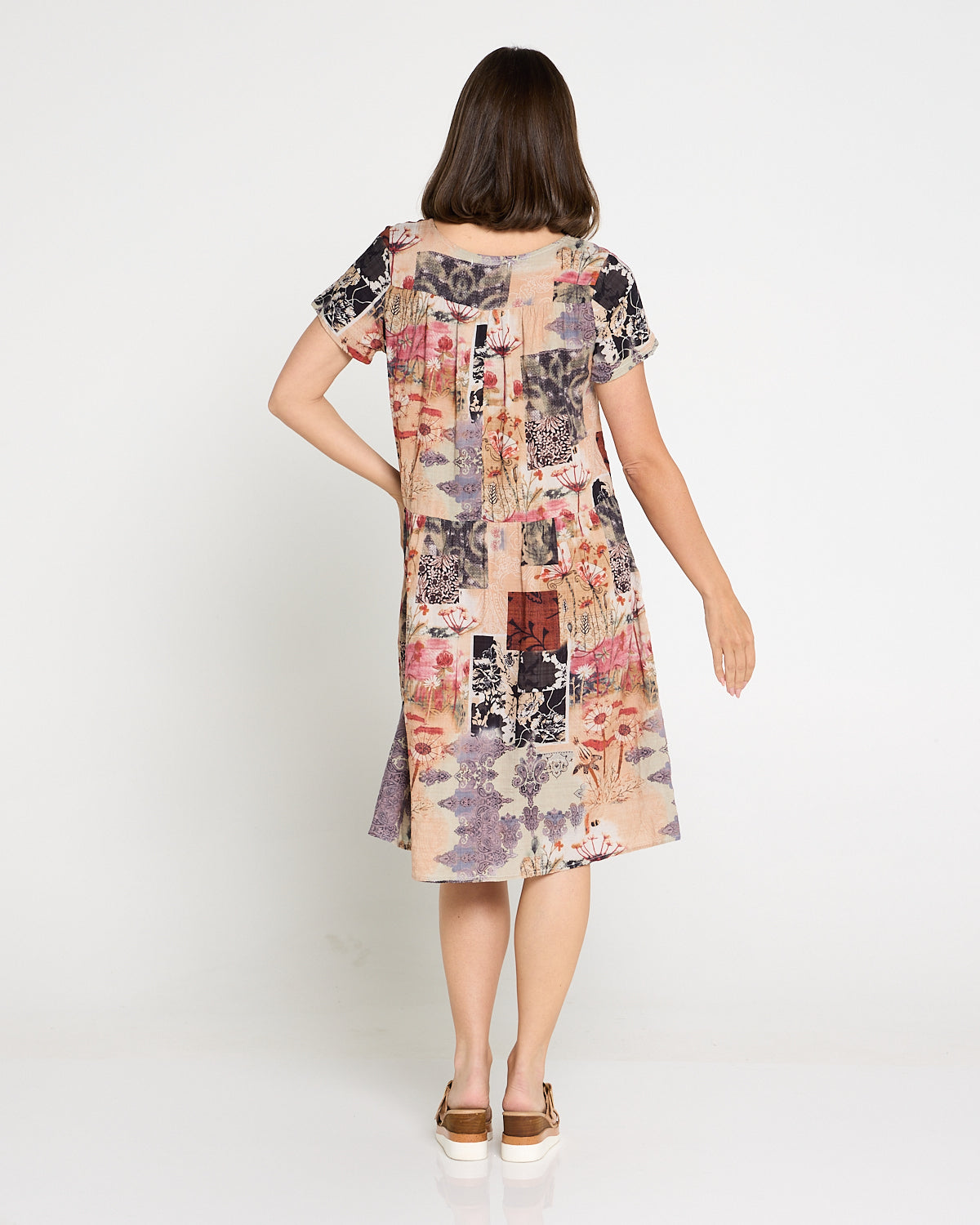 Emery Cotton Dress - Wildflower Fields