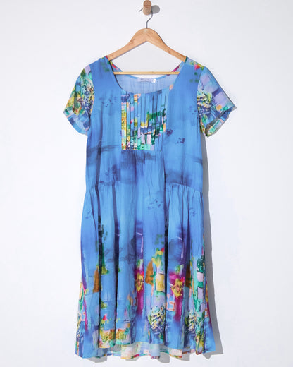 Emery Dress - Mediterranean Blue
