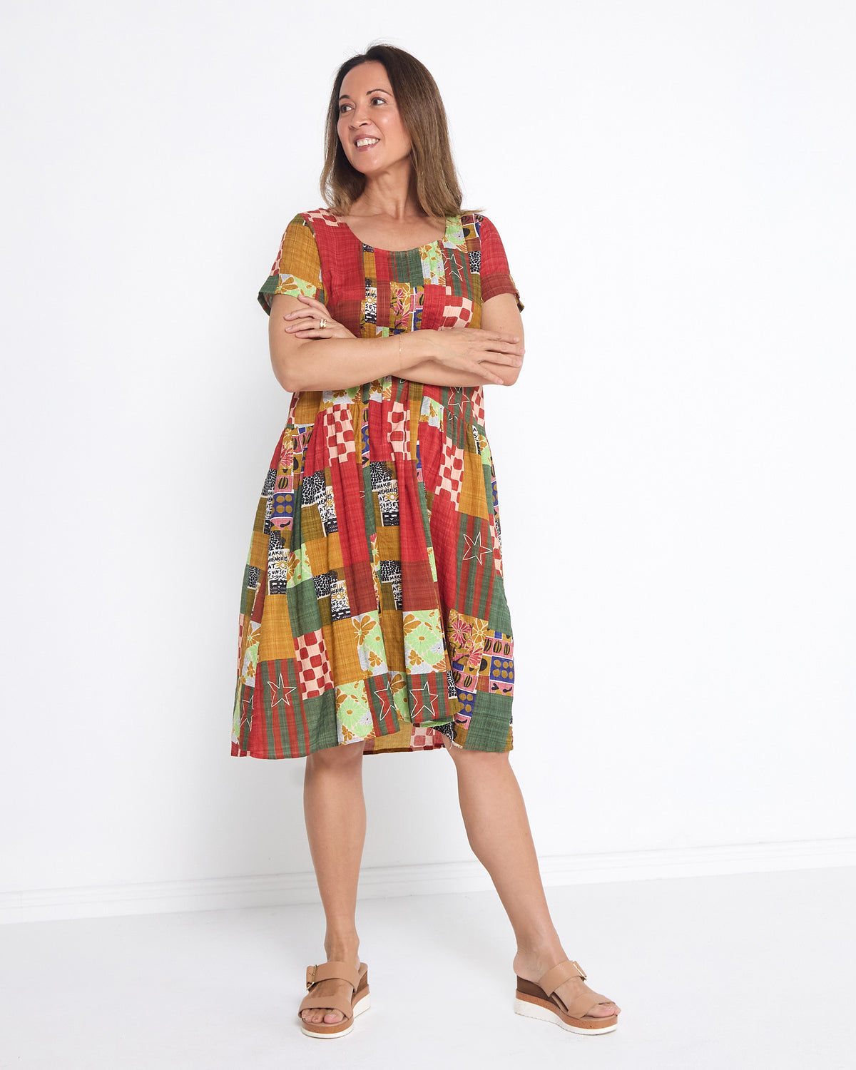 Emery Dress - Bohemian Spice