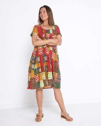 Emery Dress - Bohemian Spice
