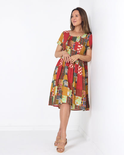 Emery Dress - Bohemian Spice