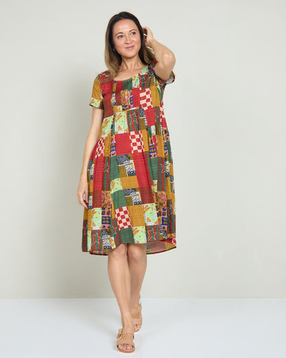 Emery Dress - Bohemian Spice