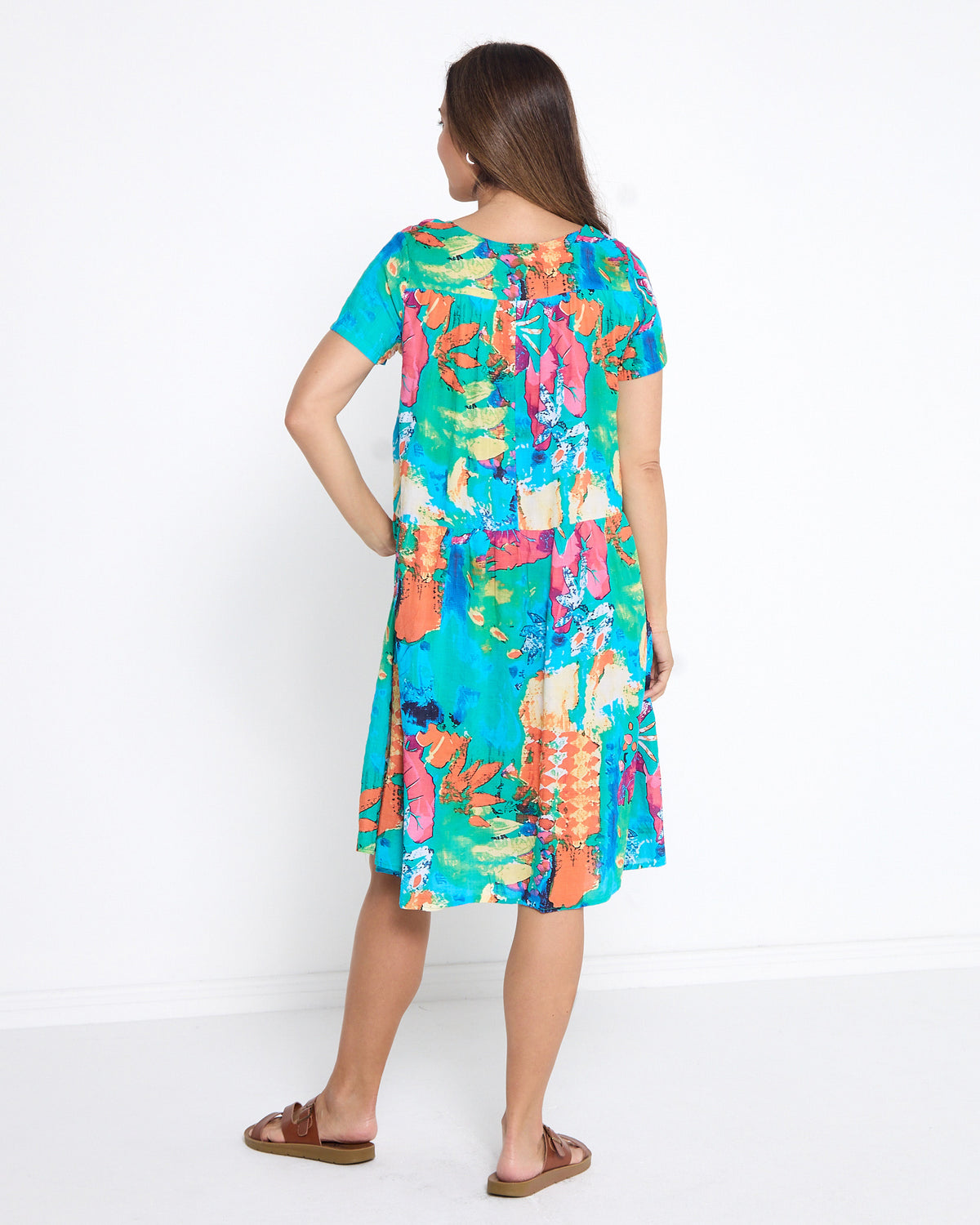 Emery Dress - Tropical Mosaic