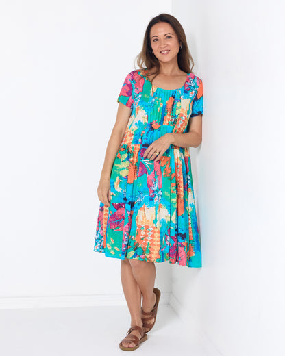 Emery Dress - Tropical Mosaic