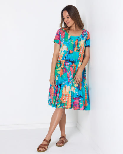 Emery Dress - Tropical Mosaic