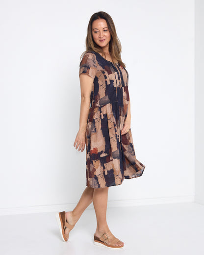 Emery Dress - Woodland Patch