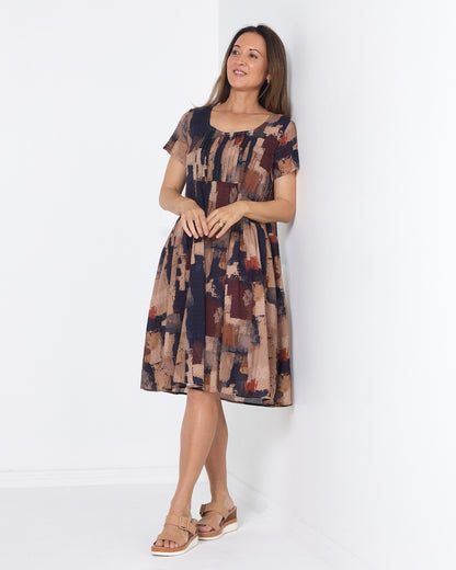 Emery Dress - Woodland Patch