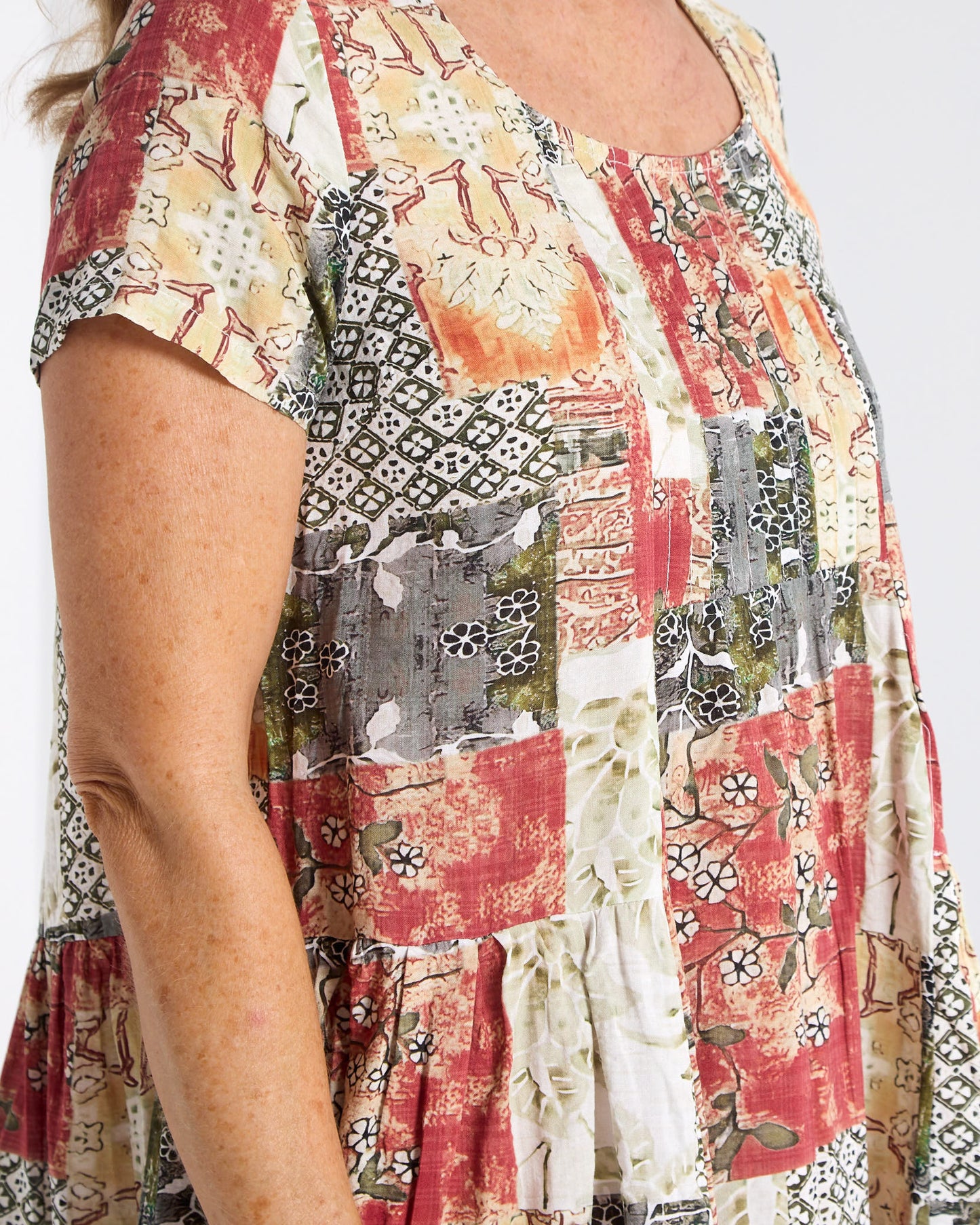 Emery Dress - Earth Mosaic