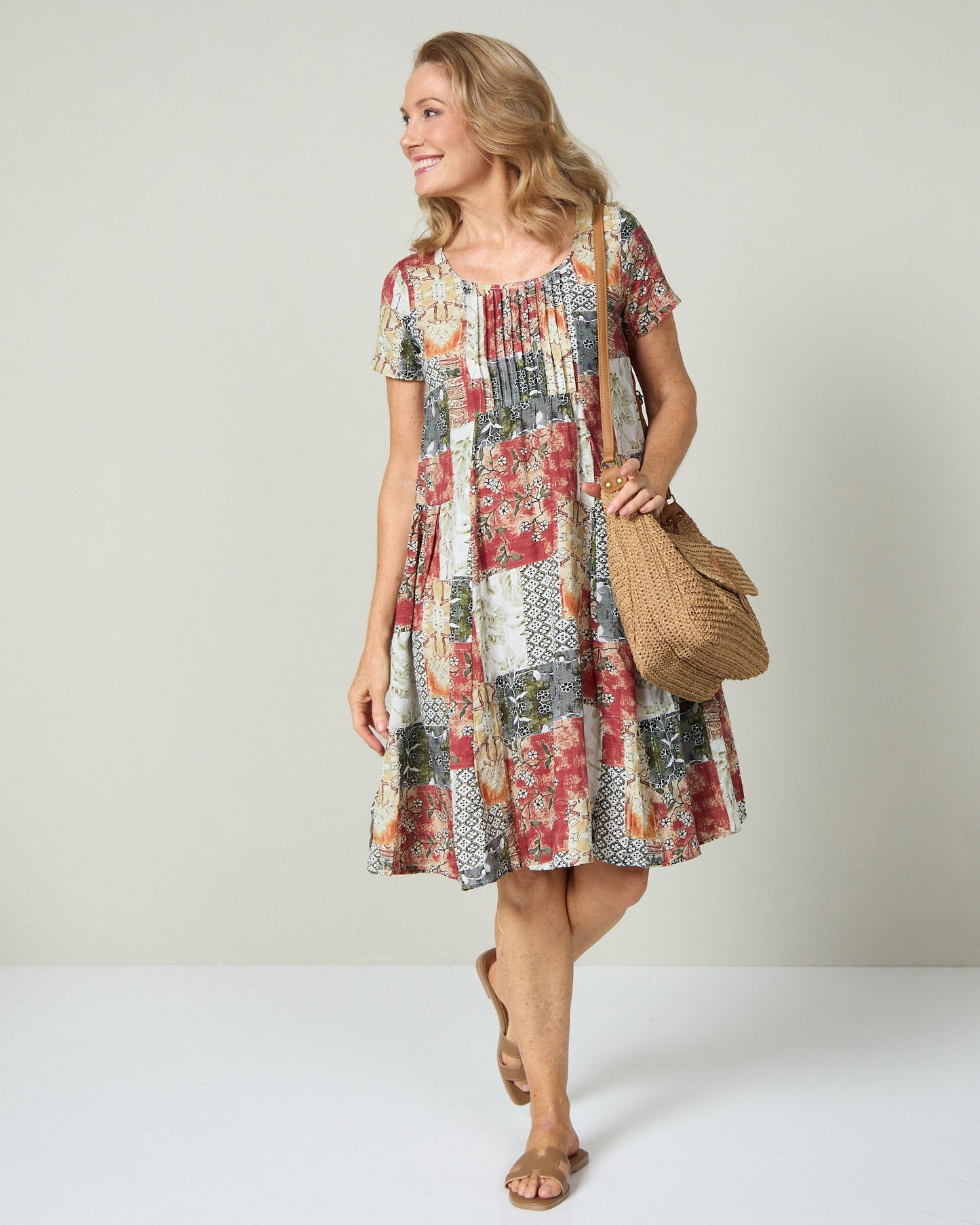 Emery Dress - Earth Mosaic