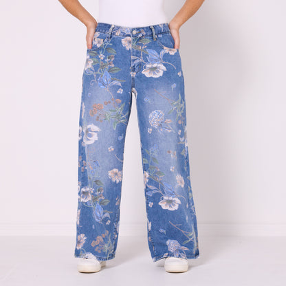 Willow Garden Wide Leg Jeans