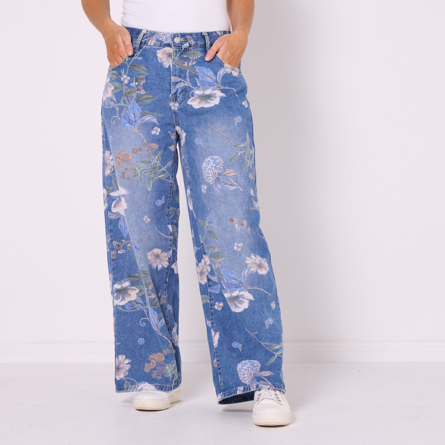 Willow Garden Wide Leg Jeans