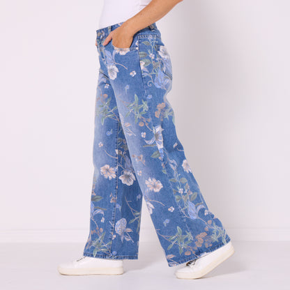 Willow Garden Wide Leg Jeans