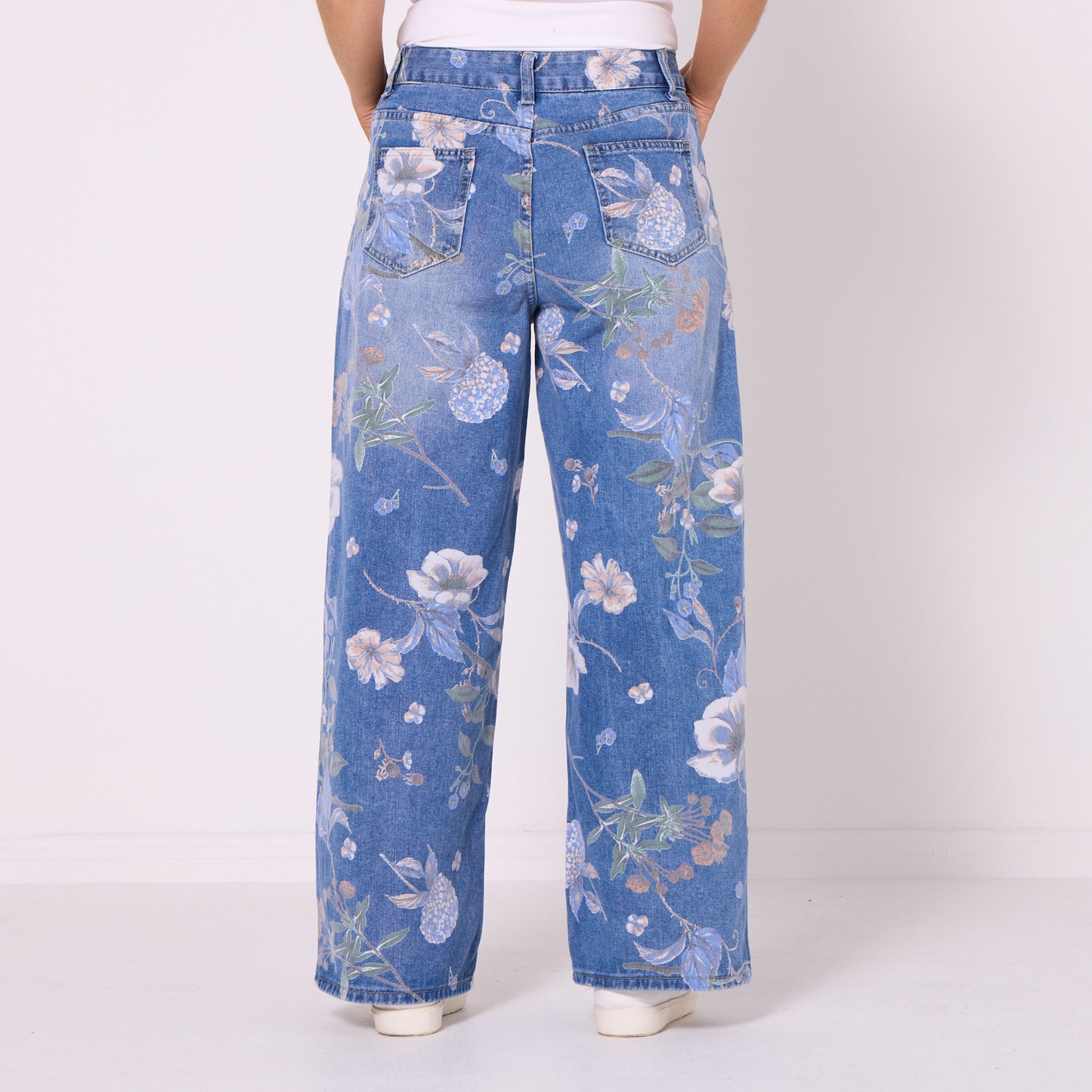 Willow Garden Wide Leg Jeans