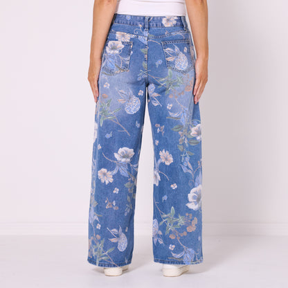 Willow Garden Wide Leg Jeans