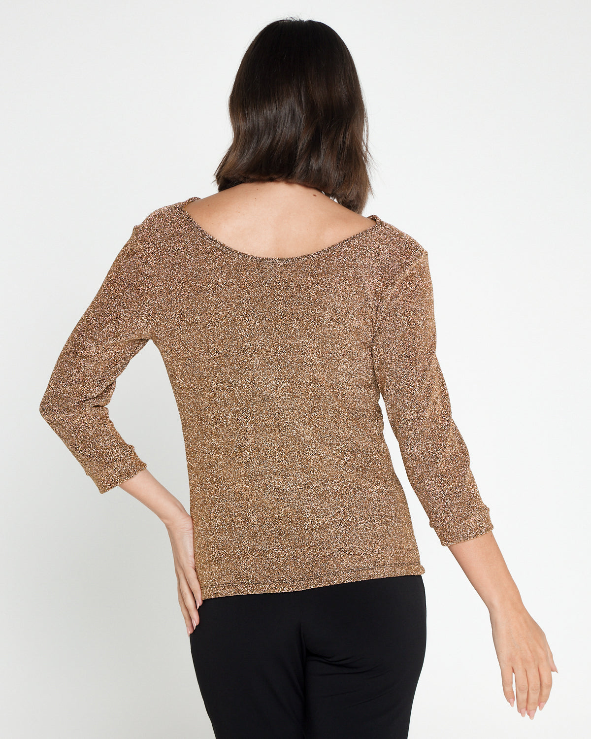 Estelle Lurex Top - Gold