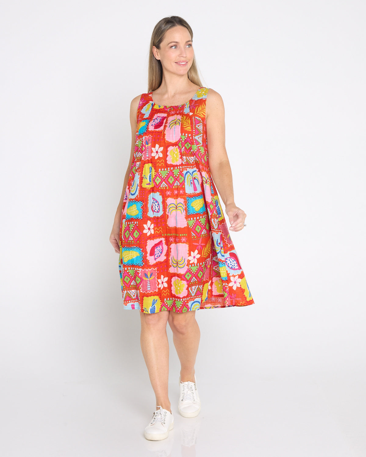 Estelle Crew Dress - Tropical Stories