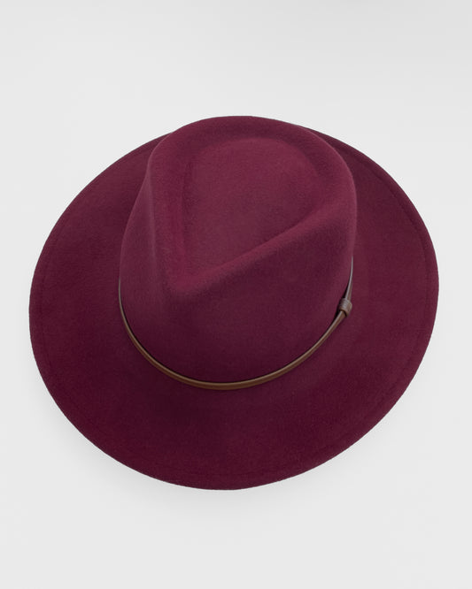 Splendour Wool Hat - Berry