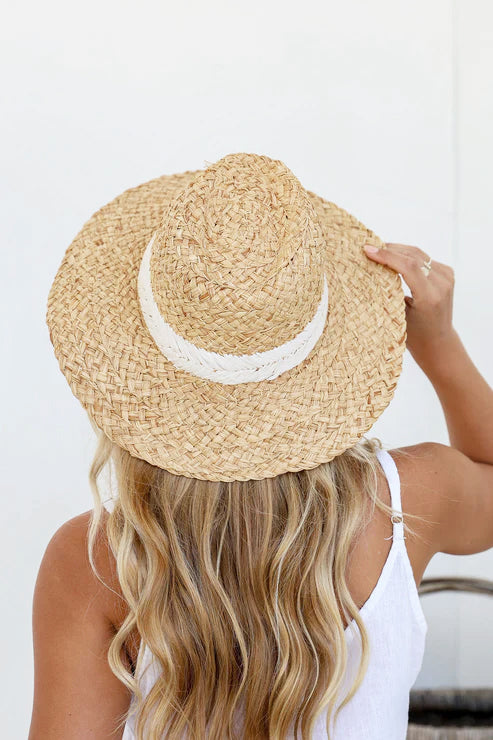 Nassau Hat - Natural/White