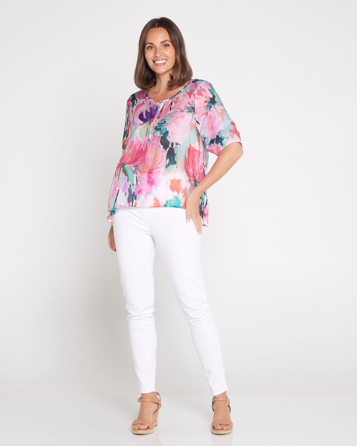 Farida Blouse - Spring Blossom