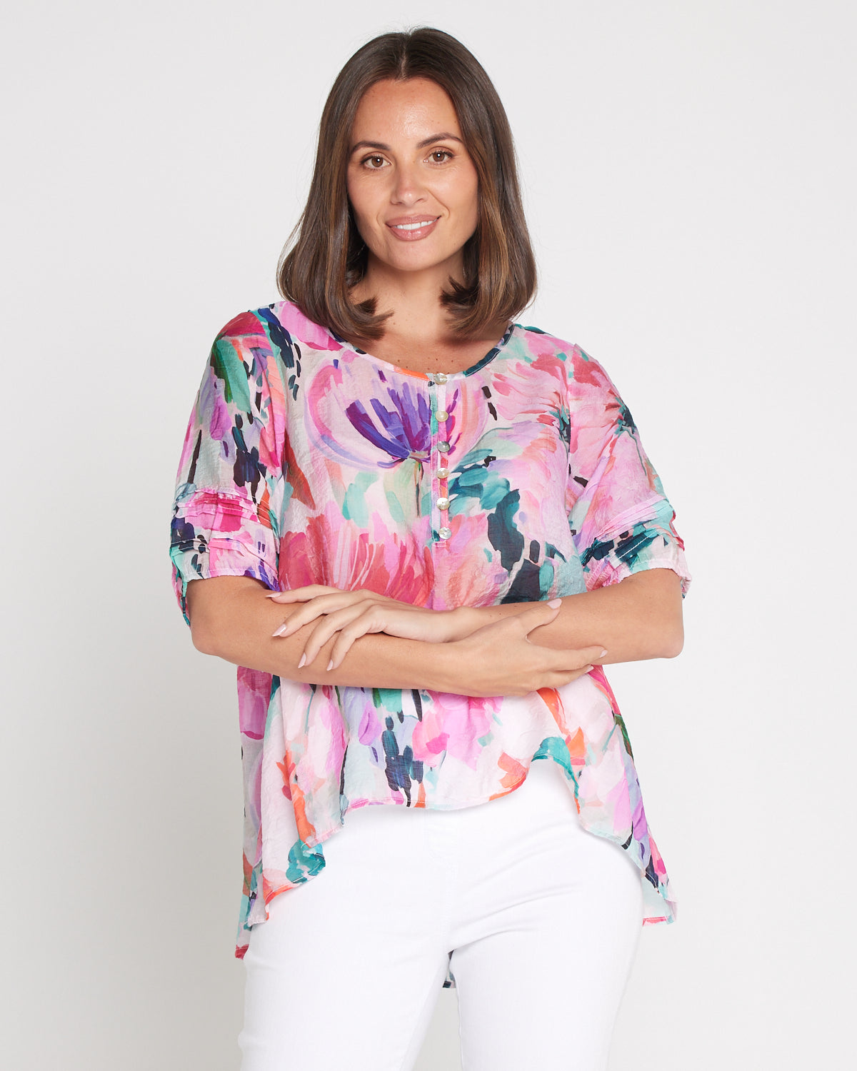 Farida Blouse - Spring Blossom