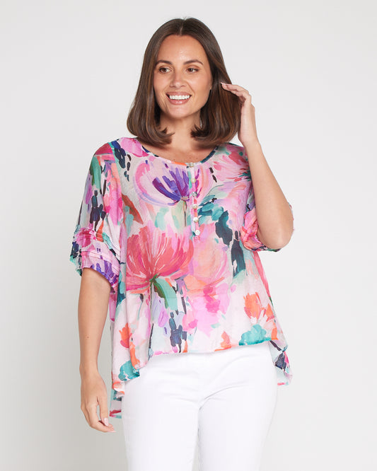 Farida Blouse - Spring Blossom