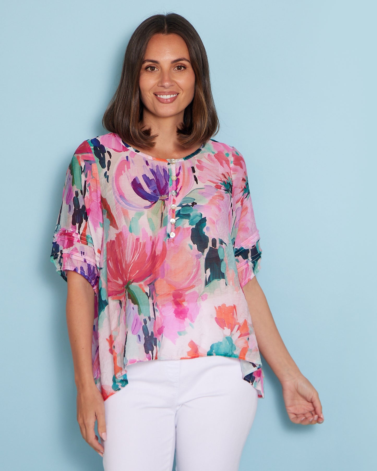 Farida Blouse - Spring Blossom